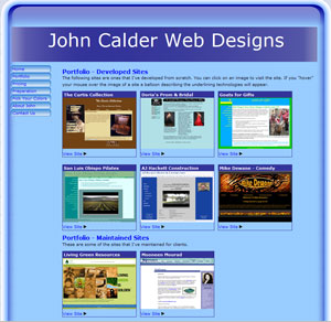 John Calder Web Design
