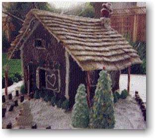 A cottage in the garden